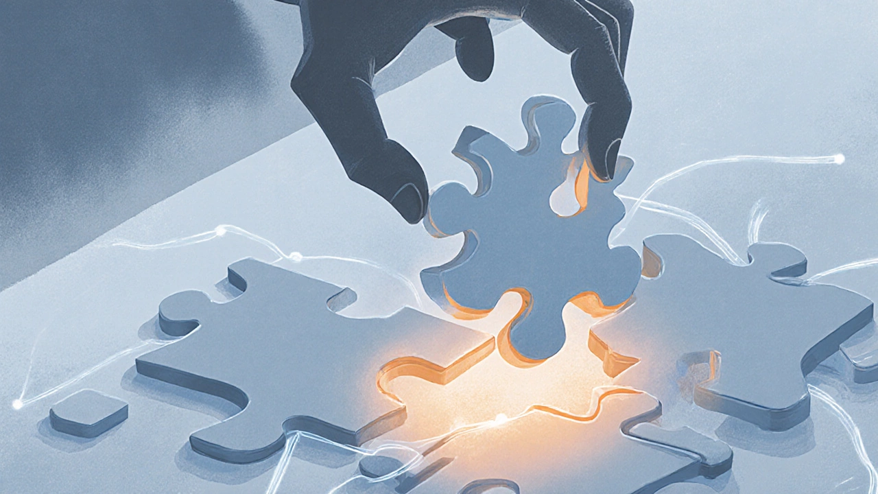 A puzzle with one missing piece, symbolizing hidden emotions in therapy.