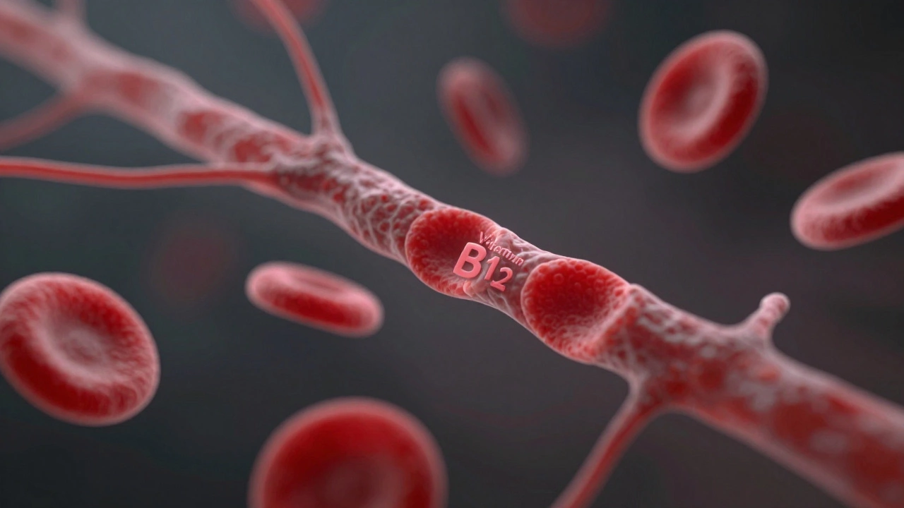 Visualizing nerve damage and fatigue from vitamin B12 deficiency