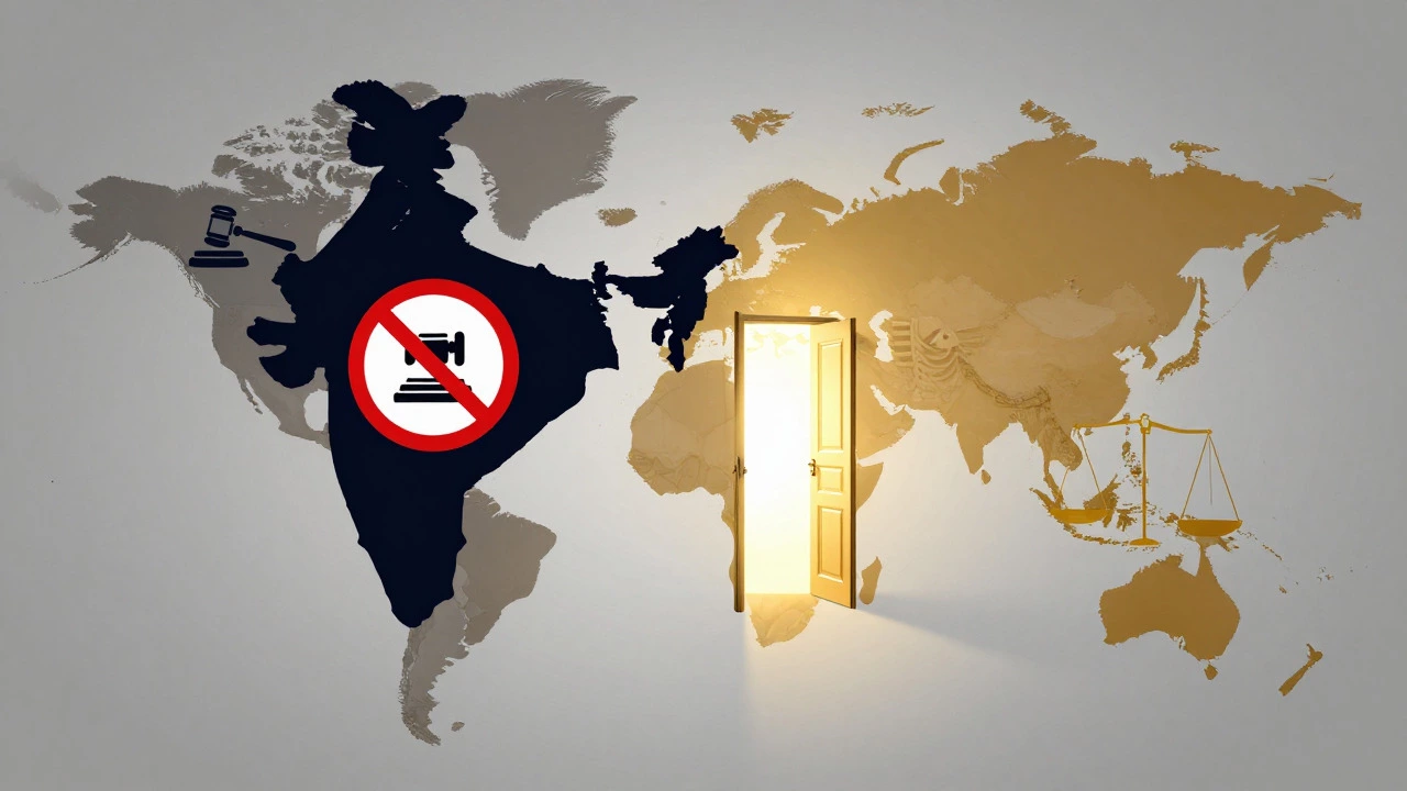 Map comparing legal status of gender selection globally